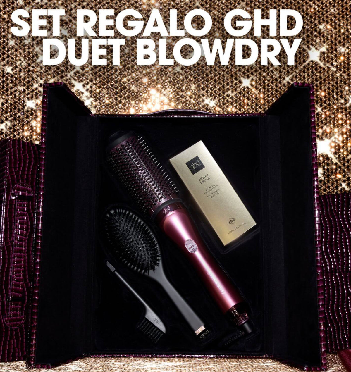 Blow hair dry 1 in 2 CHERRY KIT